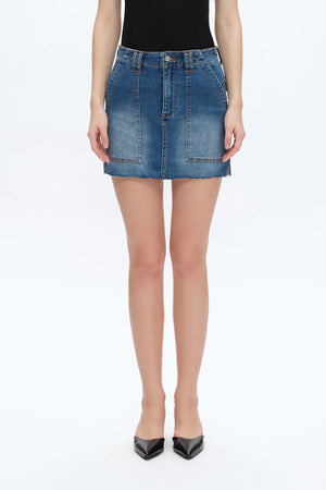 Denim Mini Skirt