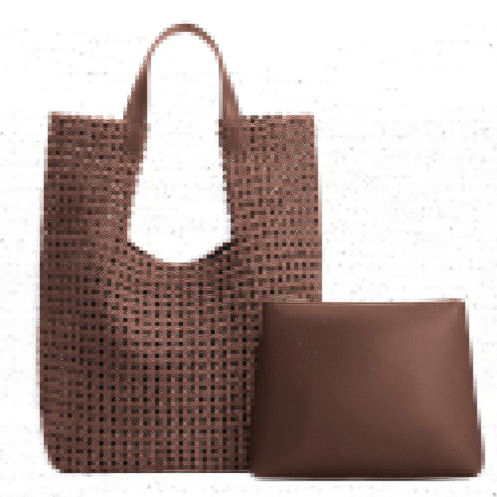 Melie Bianco - Rihanna Extra Large Tote Bag - Cocoa