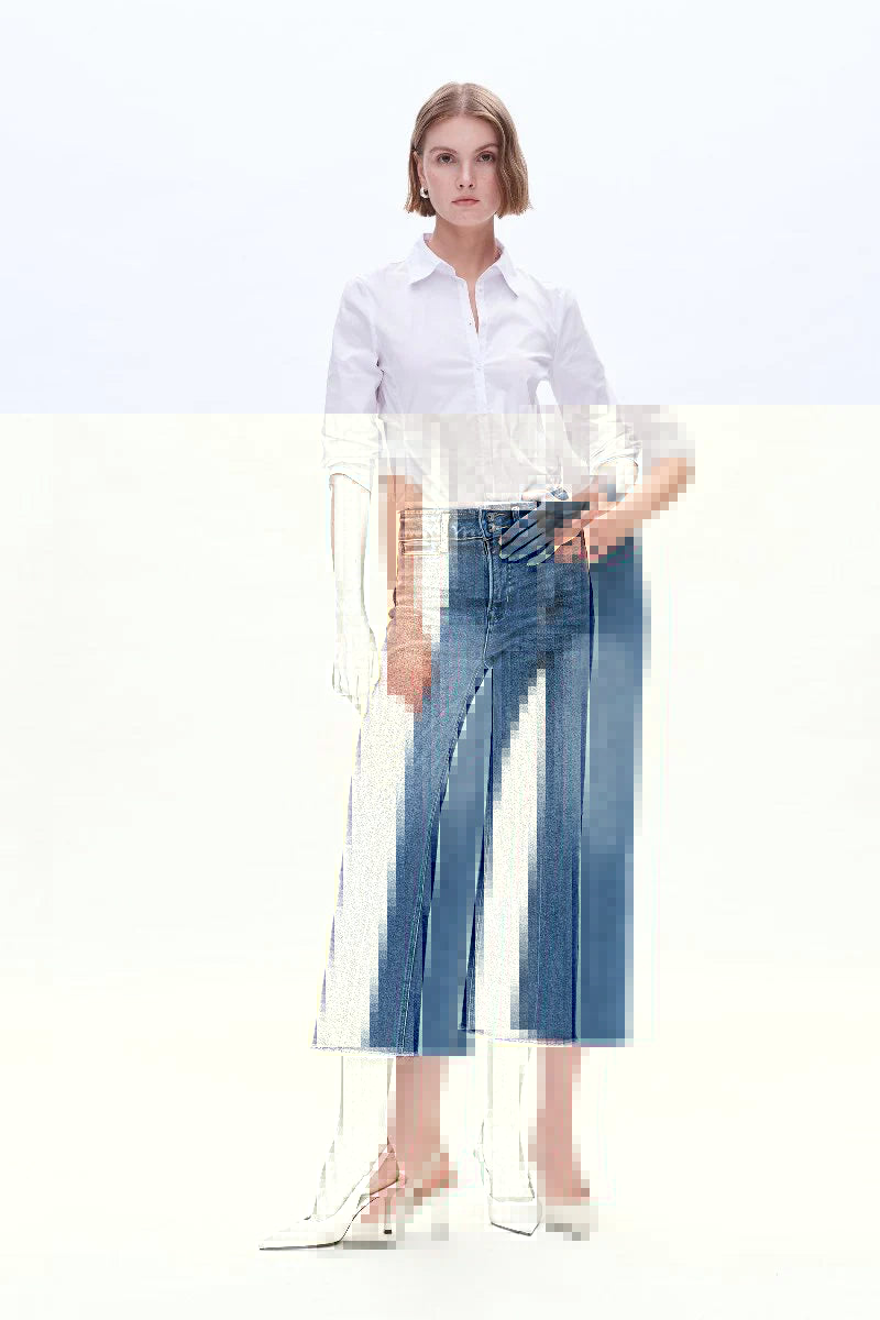 High Rise Wide Leg Jeans