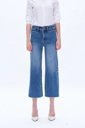 High Rise Wide Leg Jeans