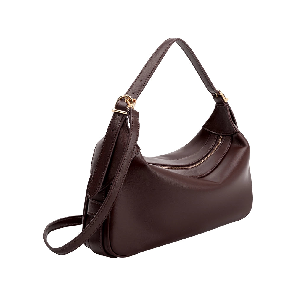 Melie Bianco - Nicolette Shoulder Bag - Espresso