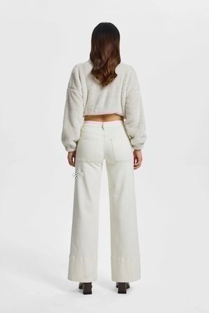 Katie Mid Rise Wide Leg Pants