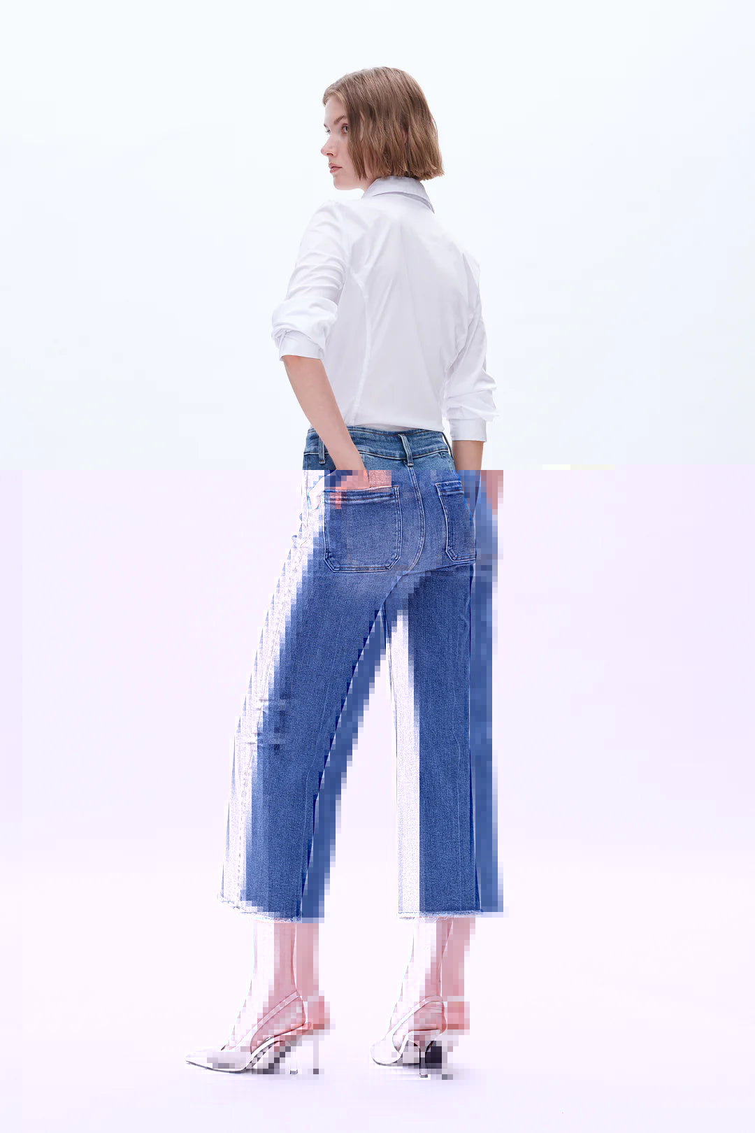 High Rise Wide Leg Jeans