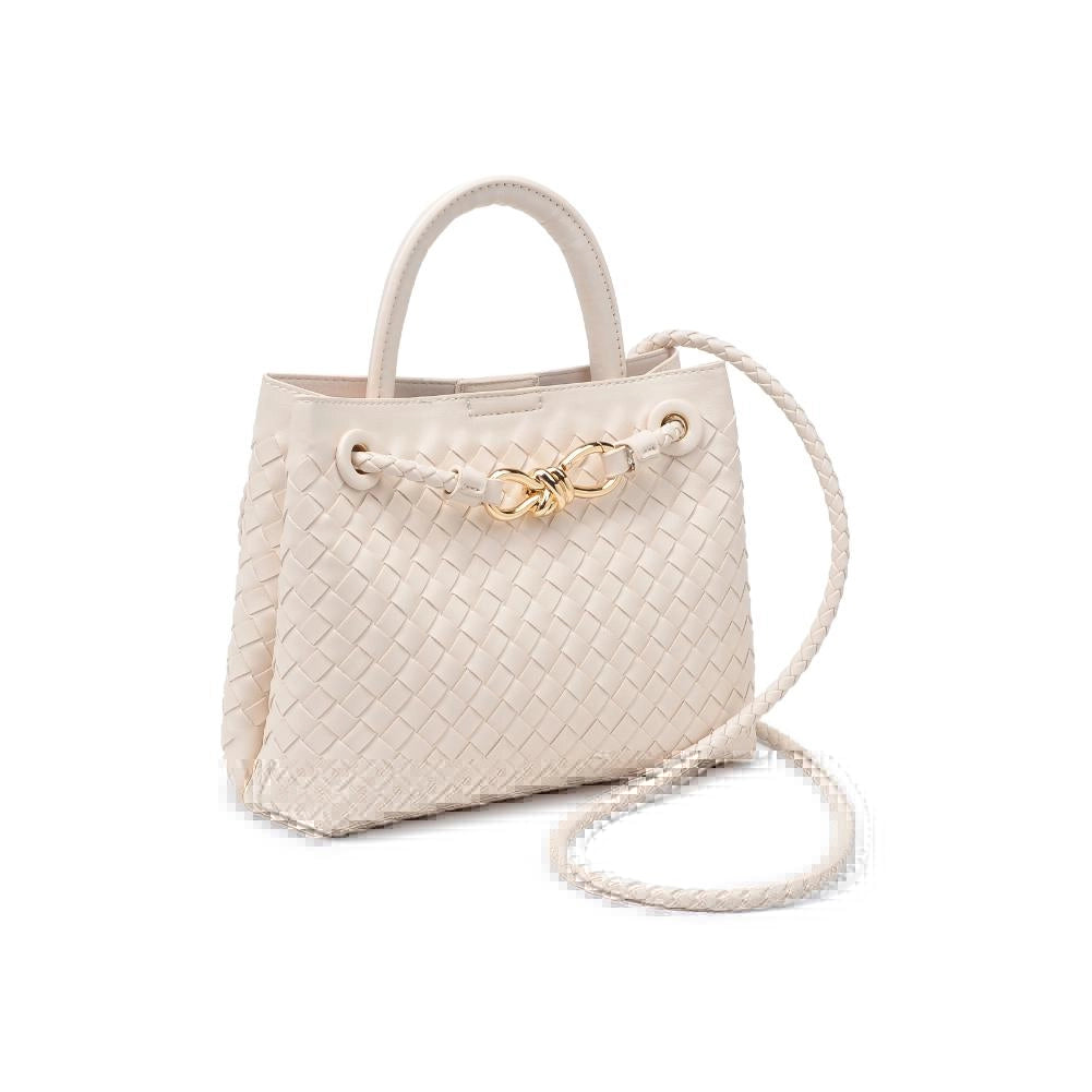 Blakely Woven Crossbody Bag - Ivory