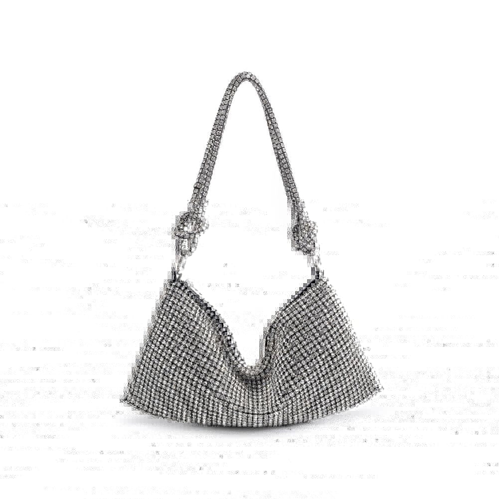 Sienna Evening Bag - Silver