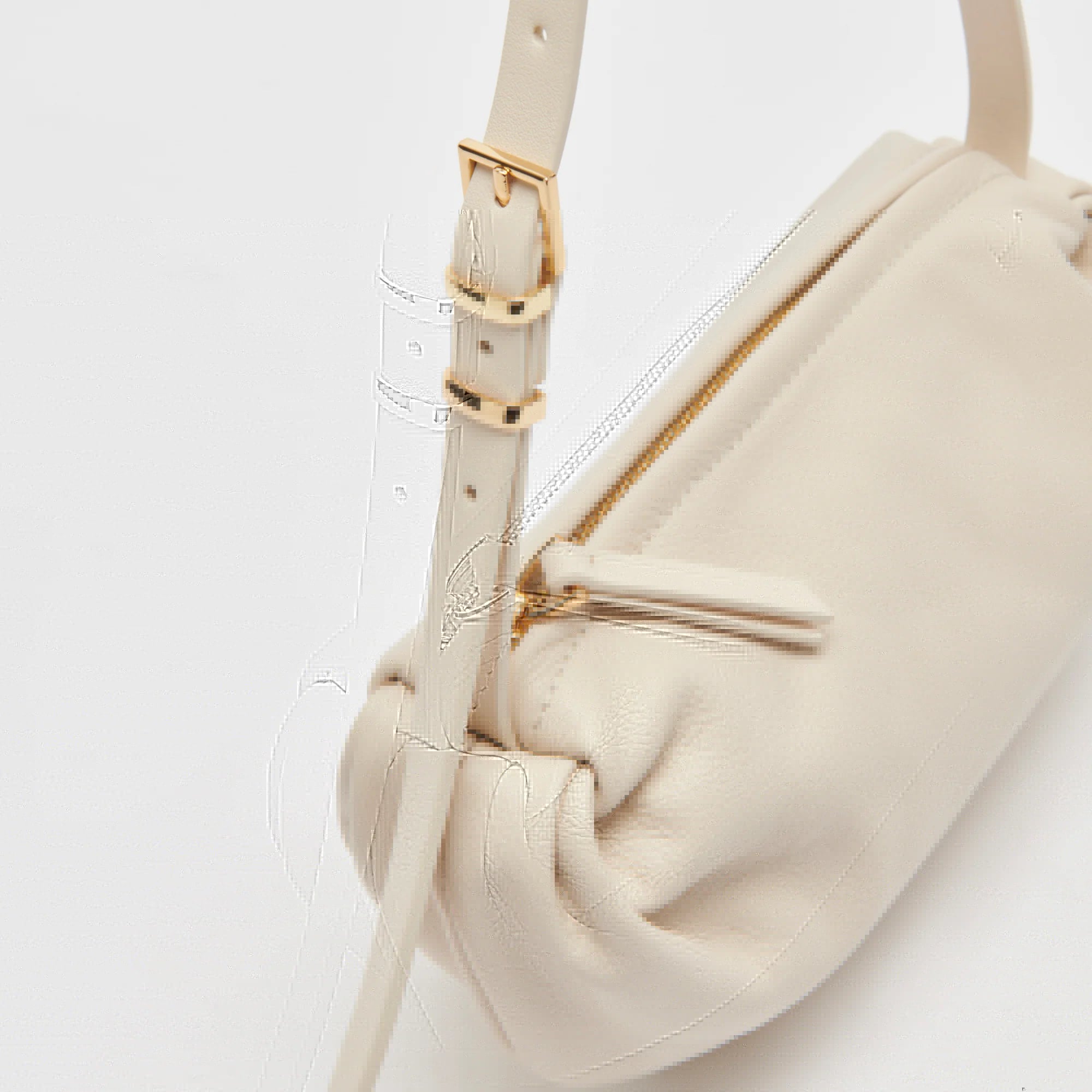 Dolce Vita - Livi Shoulder Bag - Ivory Pebble