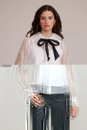 Garance Sheer Button Down