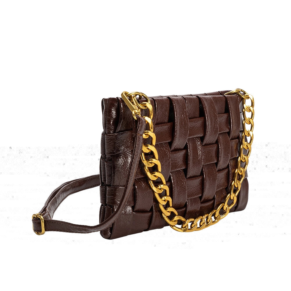 Melie Bianco - Mimie Crossbody Bag - Mahogany