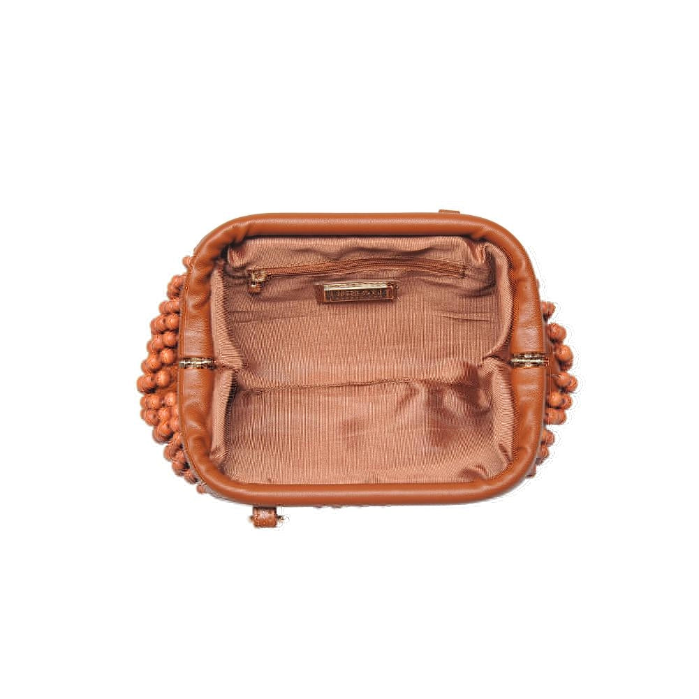 Lydia Beaded Clutch - Tan