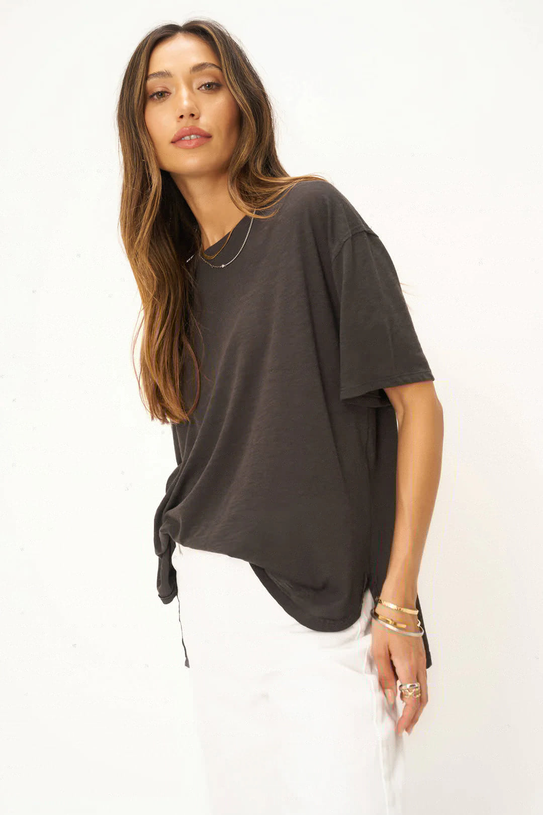 Lola Side Slit Tee