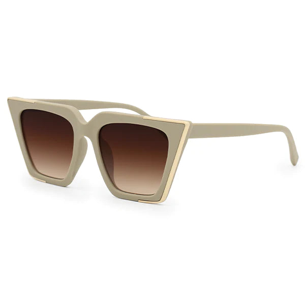 CEO Modern Cat-Eye Sunglasses