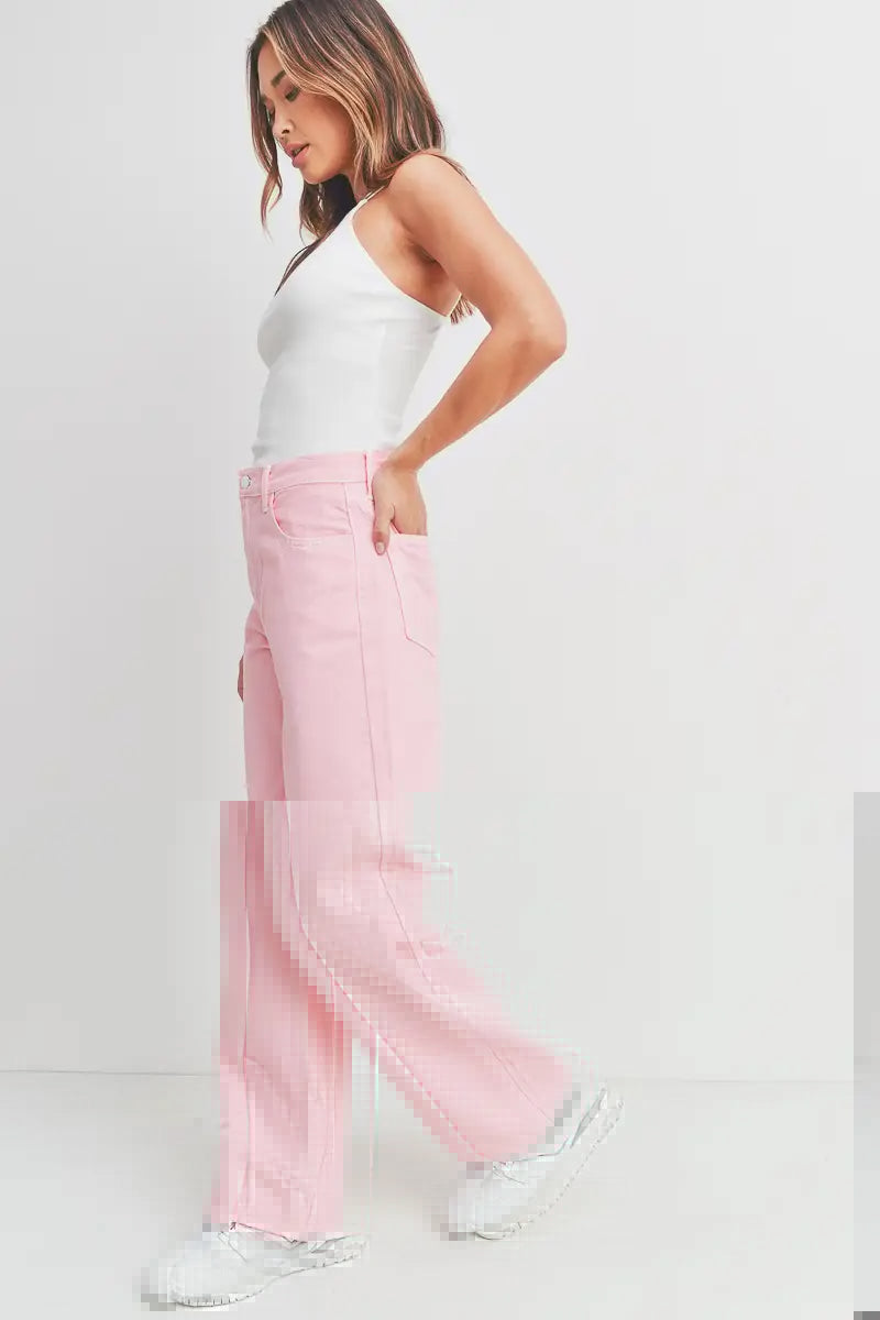 Retro Wide Straight Leg Jeans