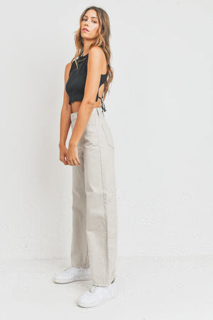 Retro Wide Straight Leg Jeans