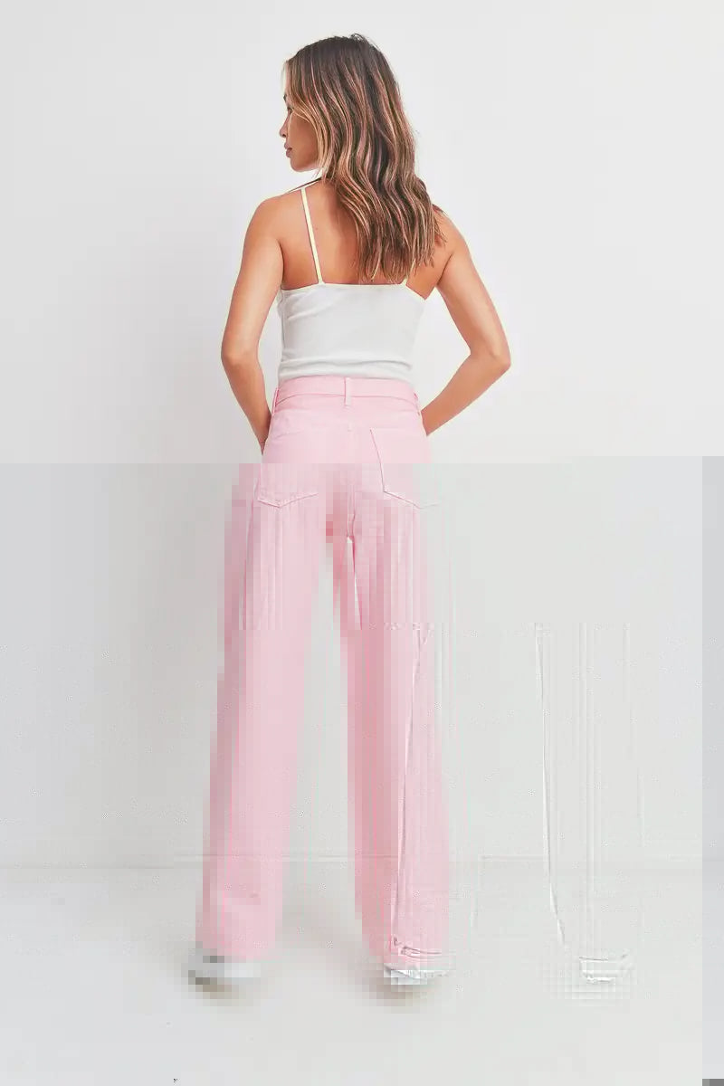 Retro Wide Straight Leg Jeans